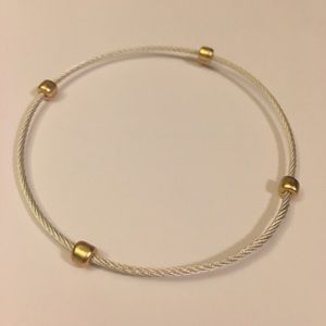 Amanda Blu Heart Felt Emotions 2 toned bracelet